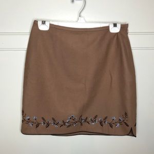 ANN TAYLOR Size 6 Beige Tan Skirt